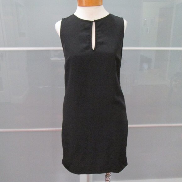 Zara Basic Keyhole Front String Back Shift Dress - Picture 1 of 6